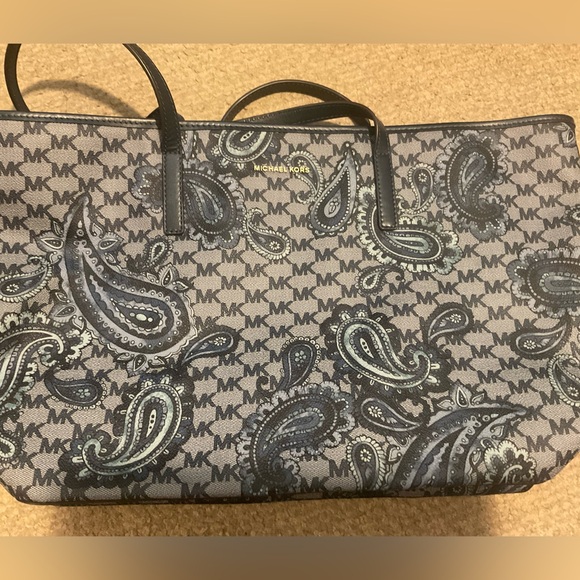 Michael Kors Paisley Canvas Tote - Picture 1 of 9